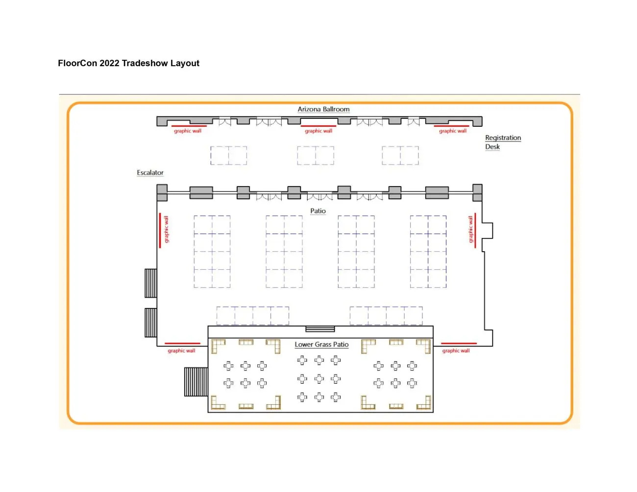 FloorCon 2022 Tradeshow Layout